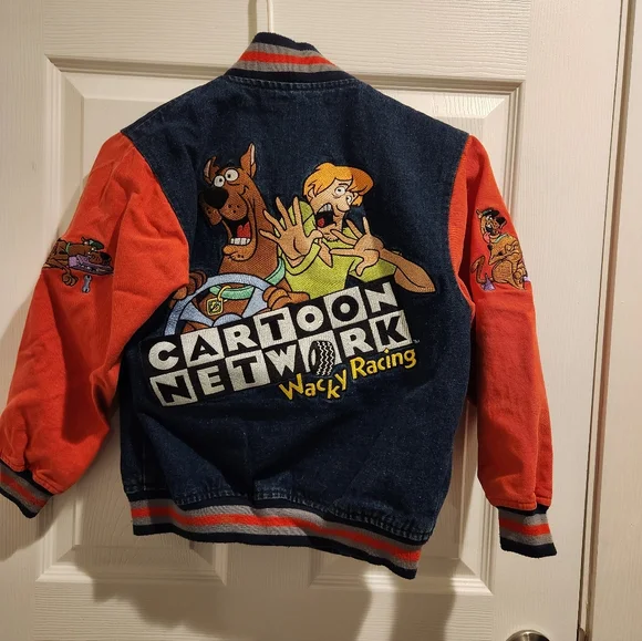 Nascar Cartoon Network Kids Denim Jacket - Blue and Red - Picture 2 of 3